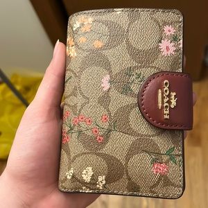 Floral Coach Wallet